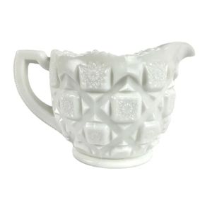 Vintage Antique Westmoreland milk glass creamer
